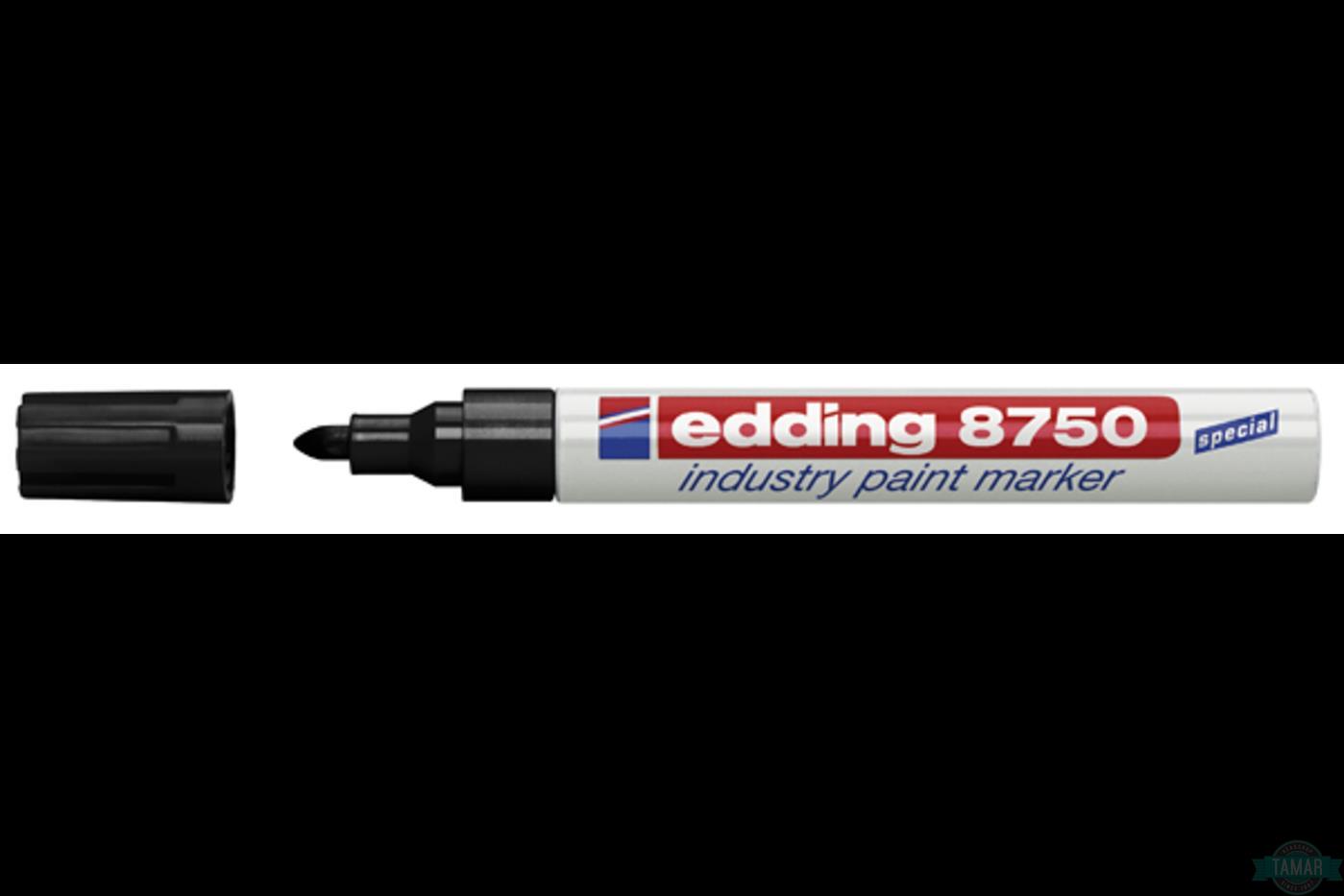 Marqueur Peinture Edding 8750 - Pointe 2-4mm - Rouge - Pour Métal, Verre Et Plastique